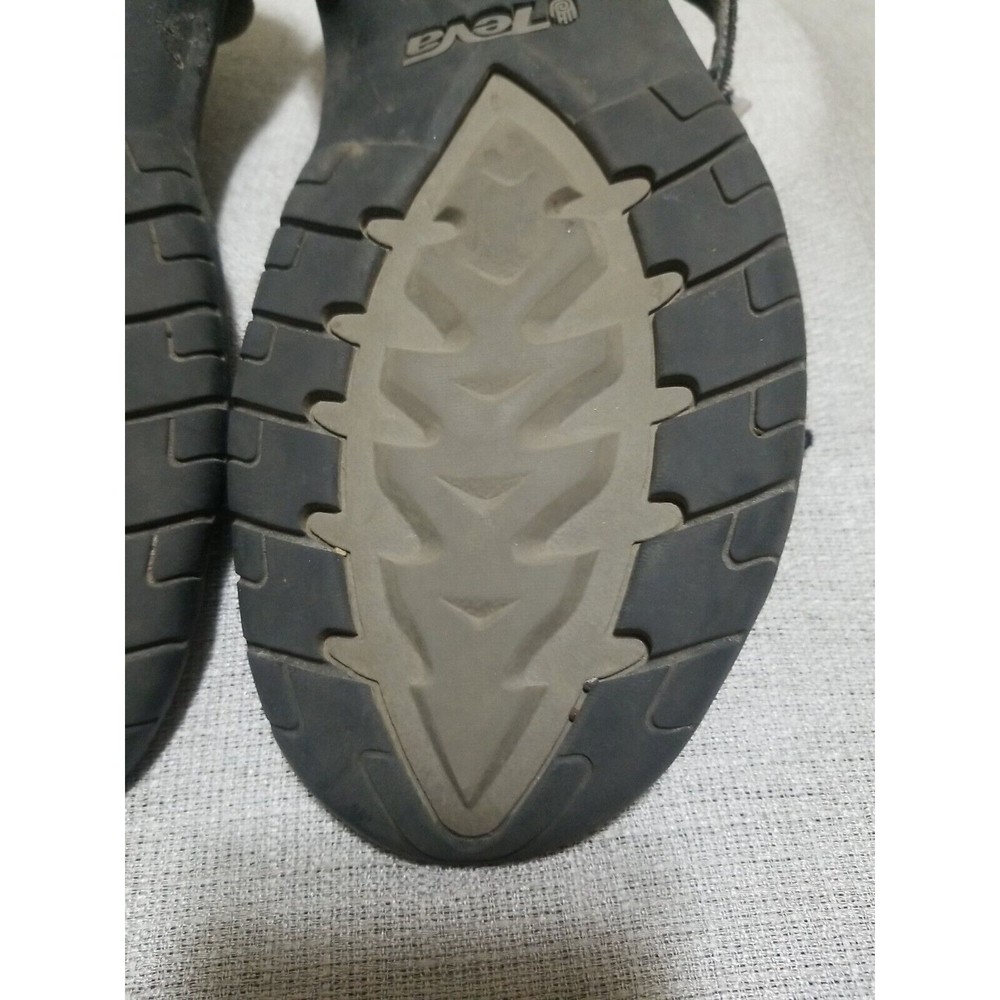 Teva Tirra Sandals Womens Black Grey Adjustable Hook Loop Strappy F27119A Sz 11 - Picture 11 of 16